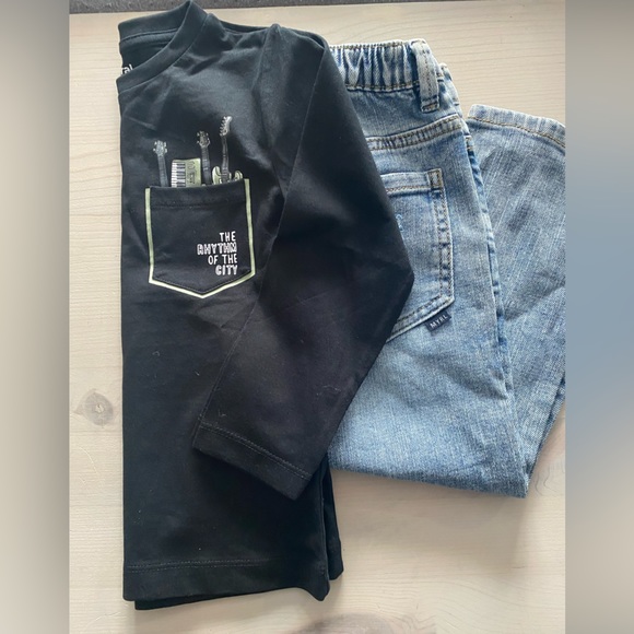 NWT Mayoral outfit for Toddler (jeans & tee sz 4) - Picture 1 of 5
